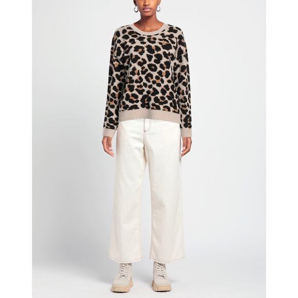 Zadig & Voltaire Sweater Top Womens Small Cheetah Leopard 100% Cashmere $640 - Picture 2 of 9